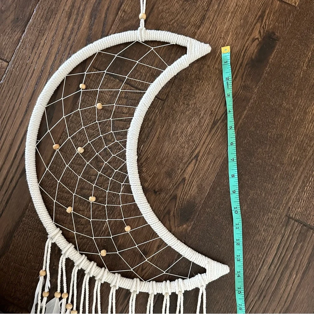 Crescent moon dream catcher